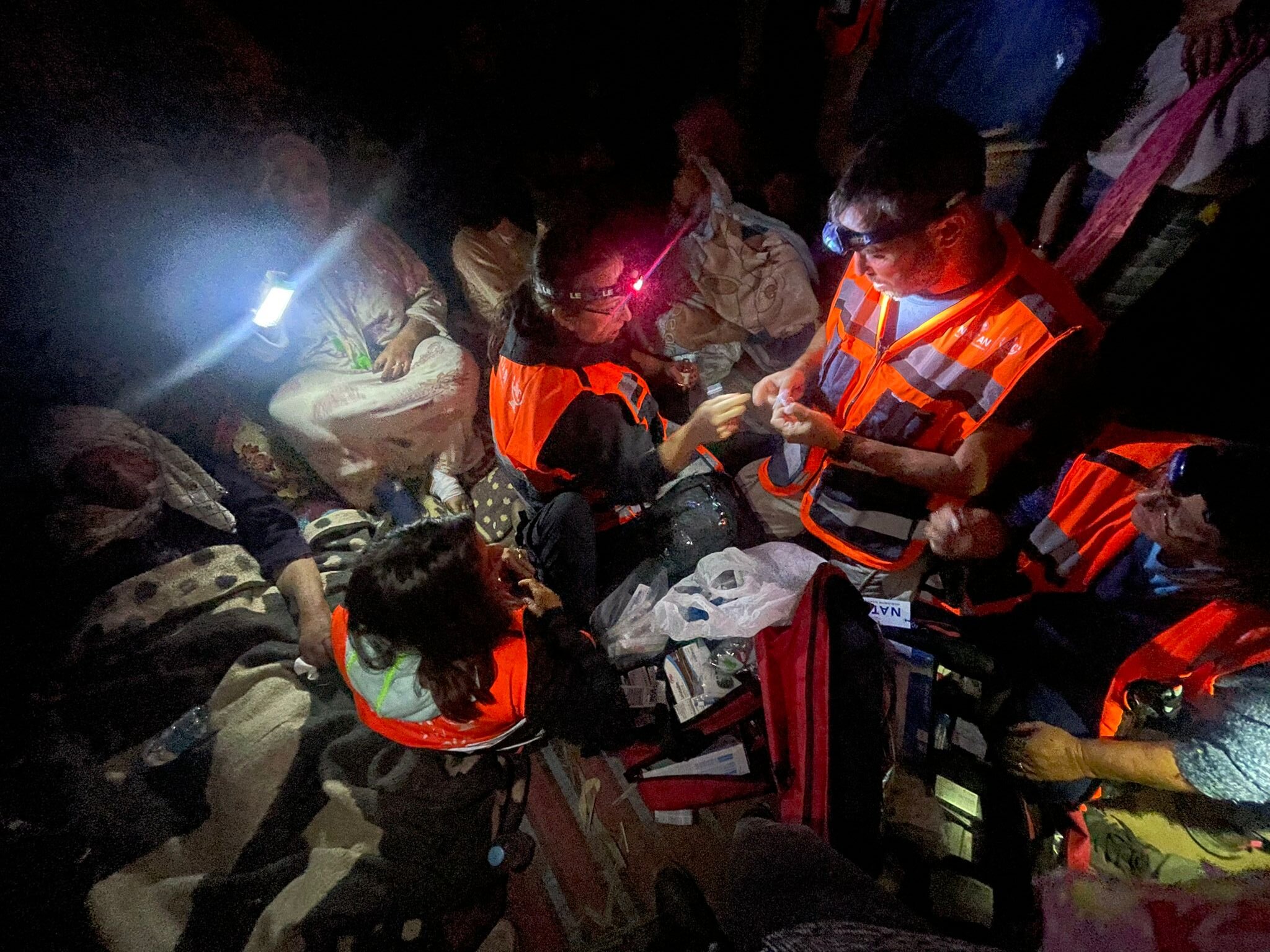 סטודנטים מהאקדמית תל חי במשלחת הצלה במרוקו