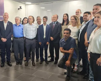 ביקור ניר ברקת בתל-חי