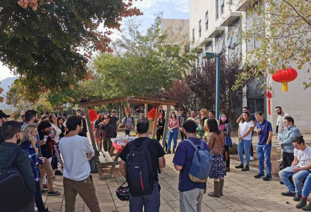 סטודנטים מהאקדמית תל-חי במפגש חוגי- לימודי מזרח אסיה